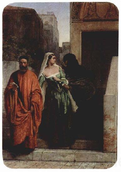 Francesco Hayez Venetian Women Spain oil painting art